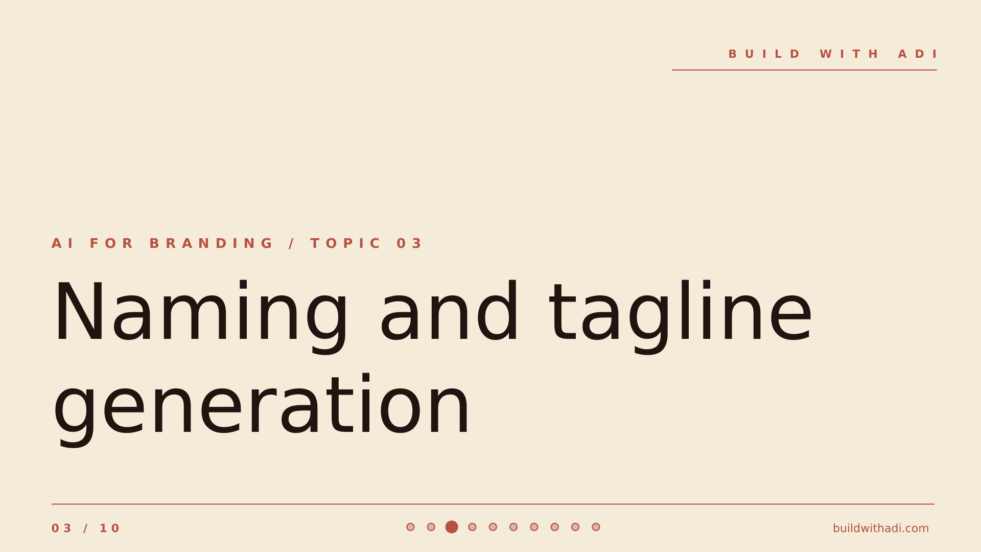 Thumbnail for Naming and Tagline Generation