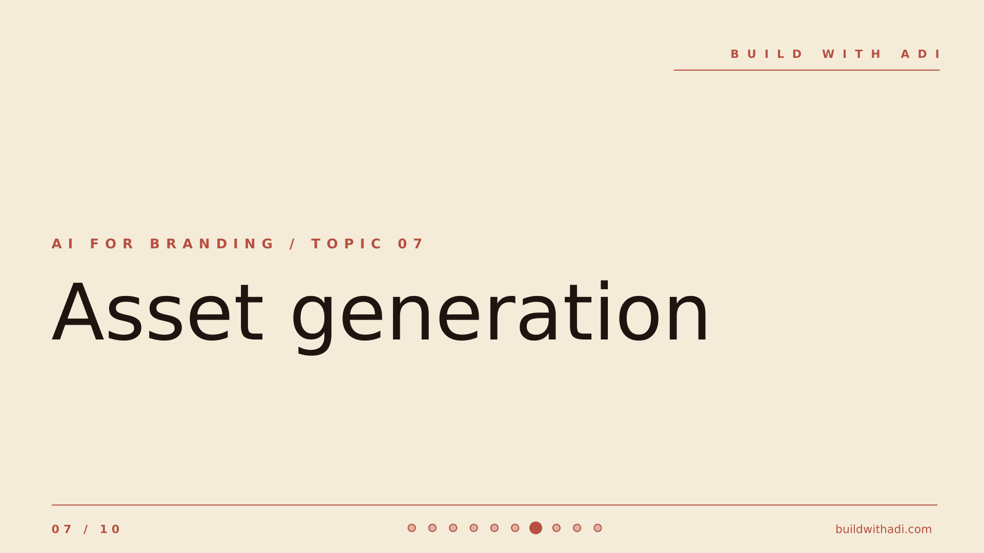 Thumbnail for Asset Generation