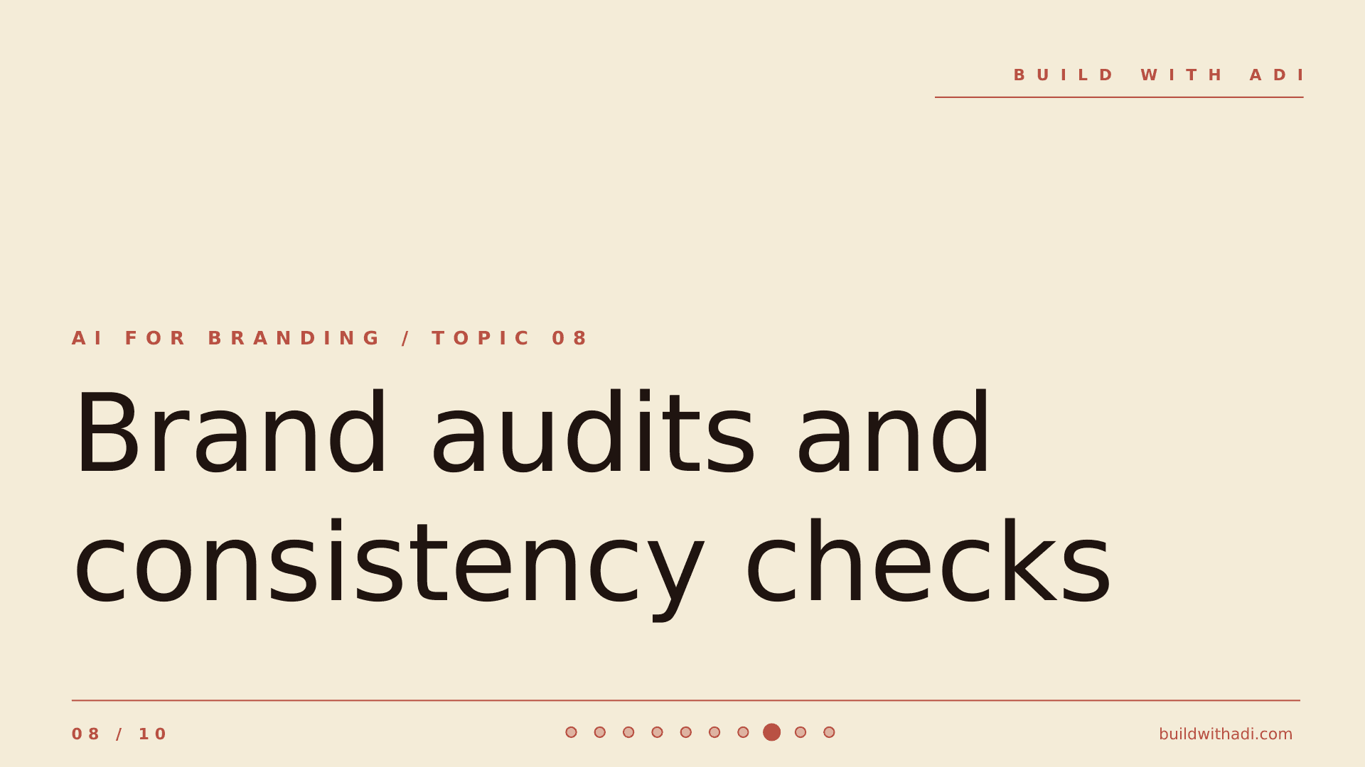 Thumbnail for Brand Audits and Consistency Checks