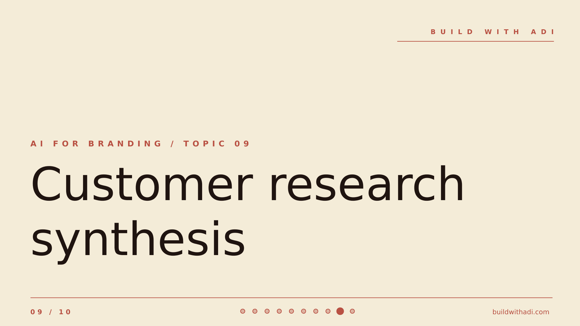 Thumbnail for Customer Research Synthesis