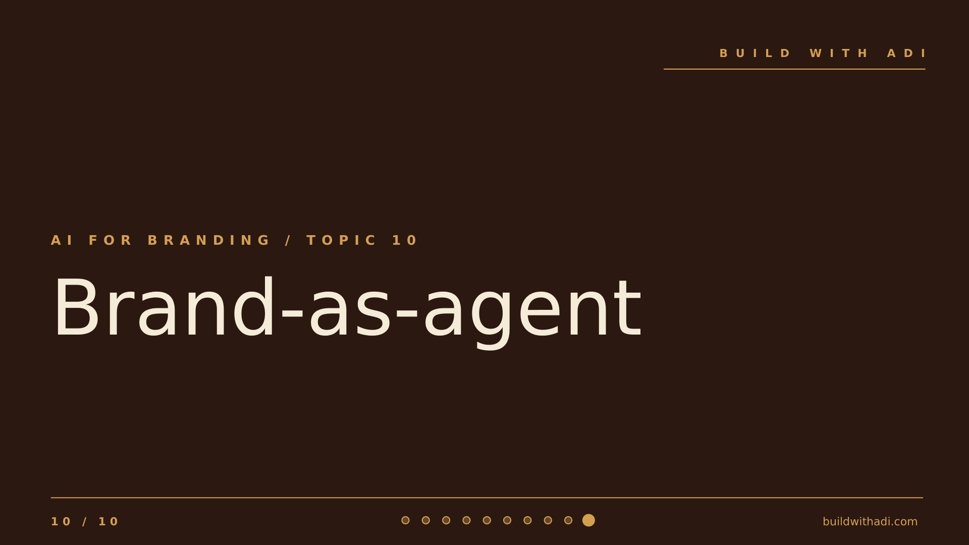 Thumbnail for Brand as Agent