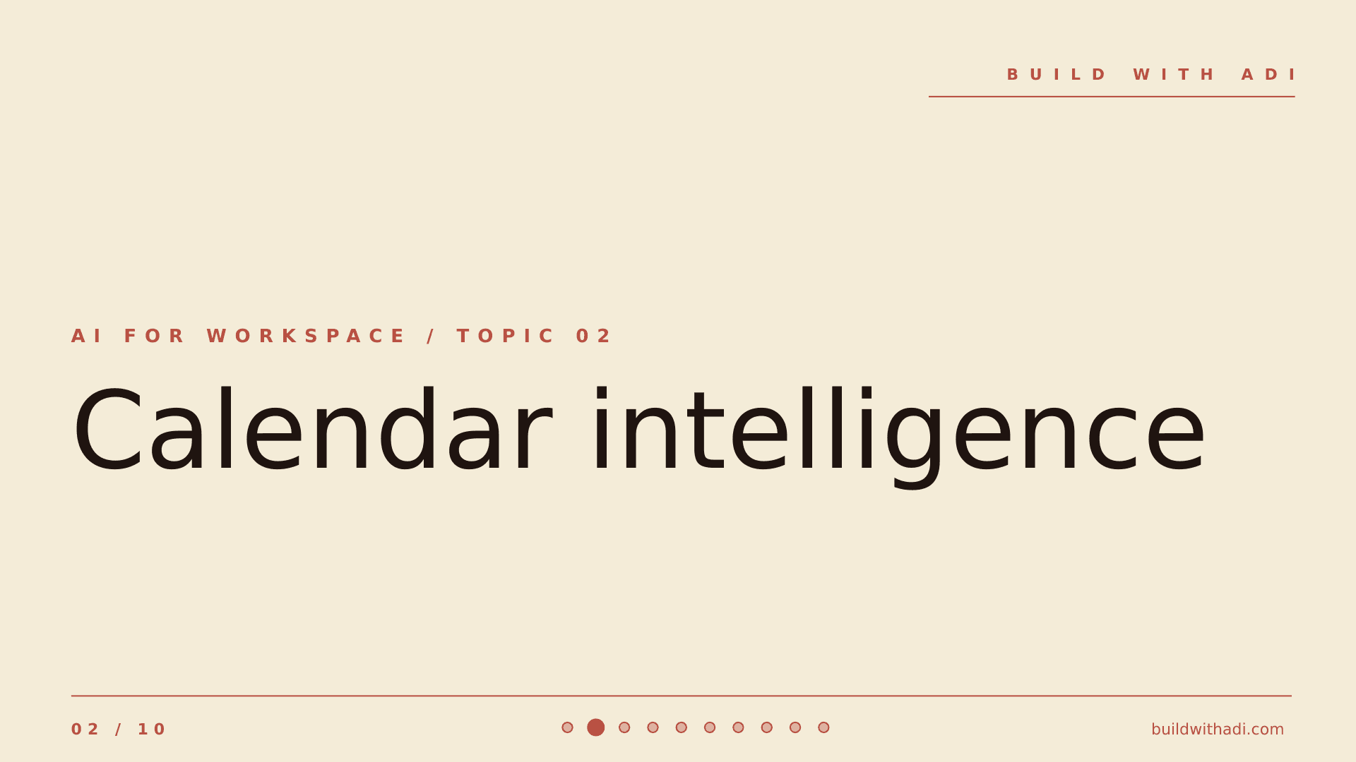 Thumbnail for Calendar Intelligence