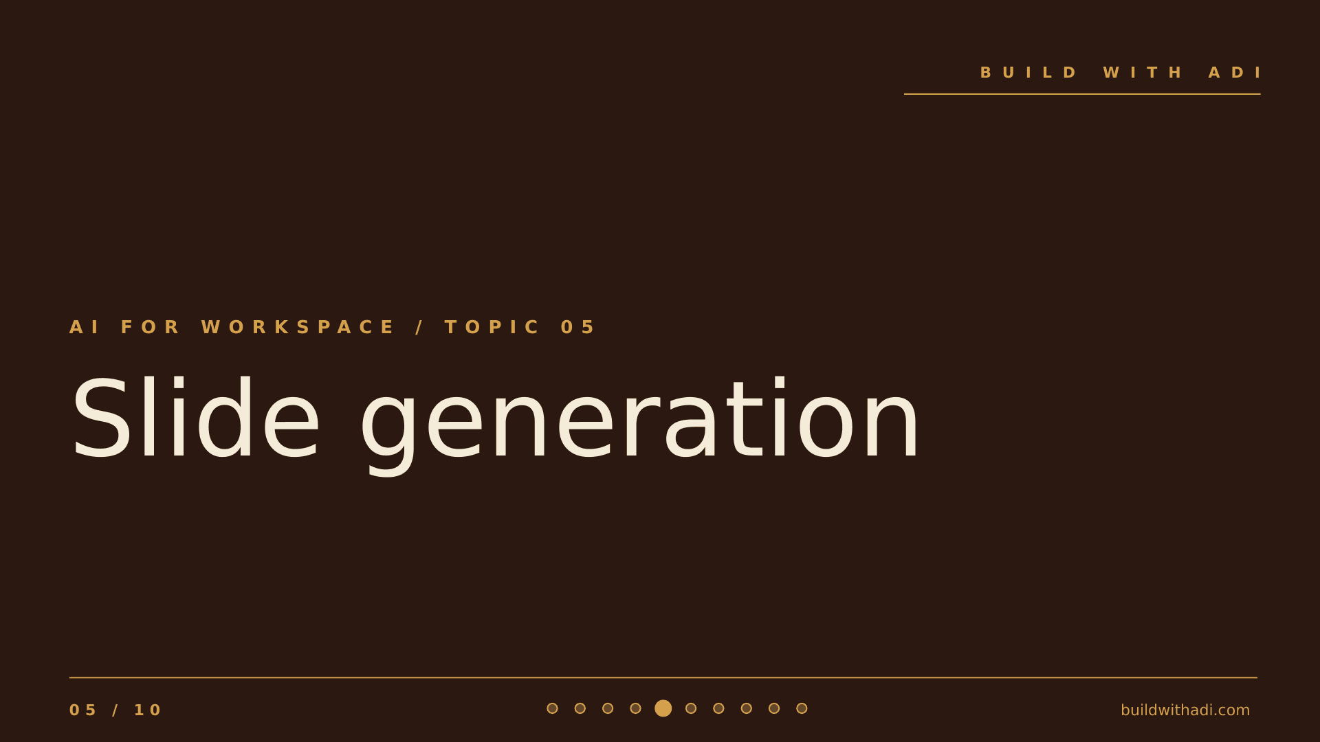 Thumbnail for Slide Generation