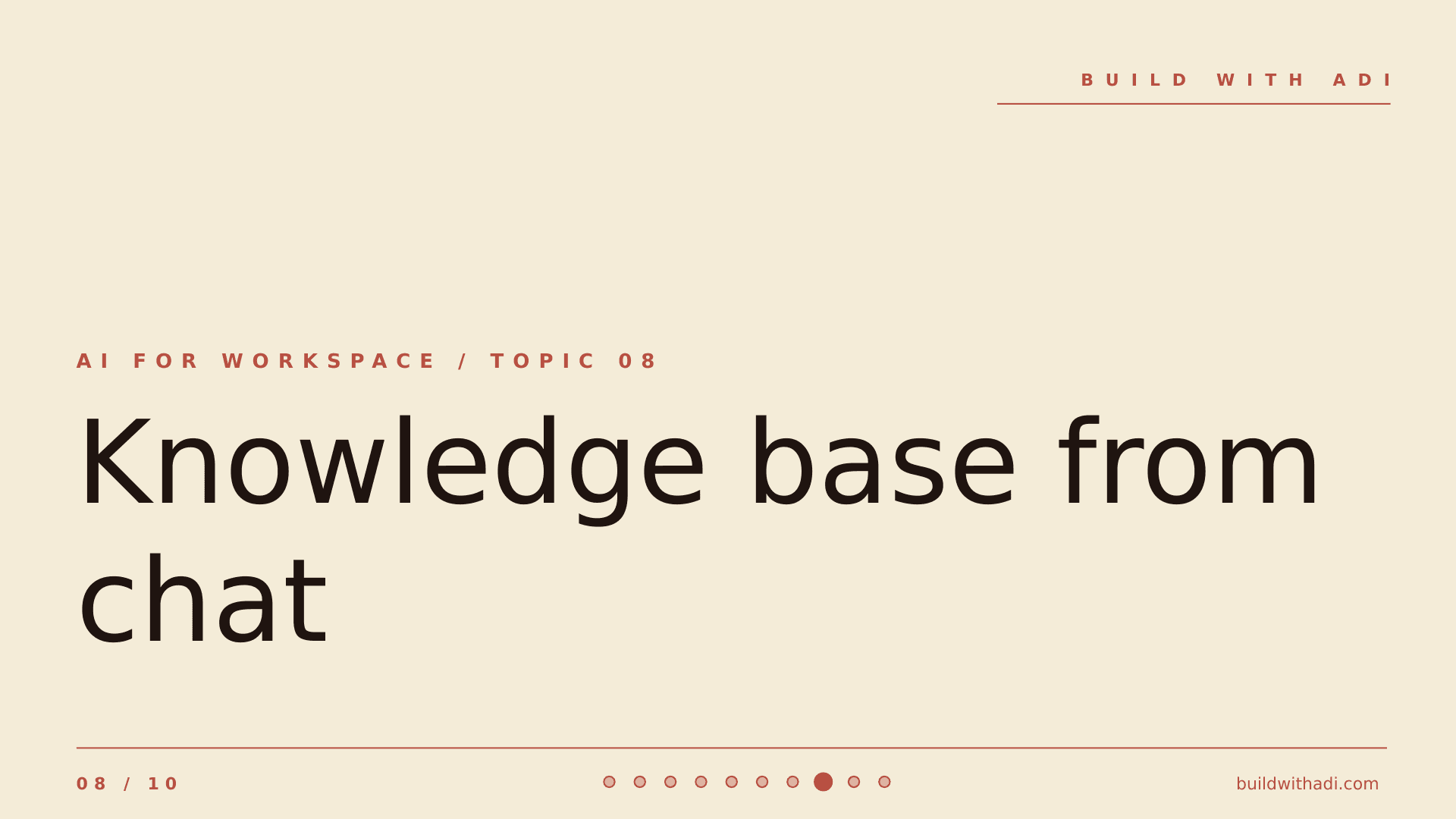 Thumbnail for Knowledge Base from Chat