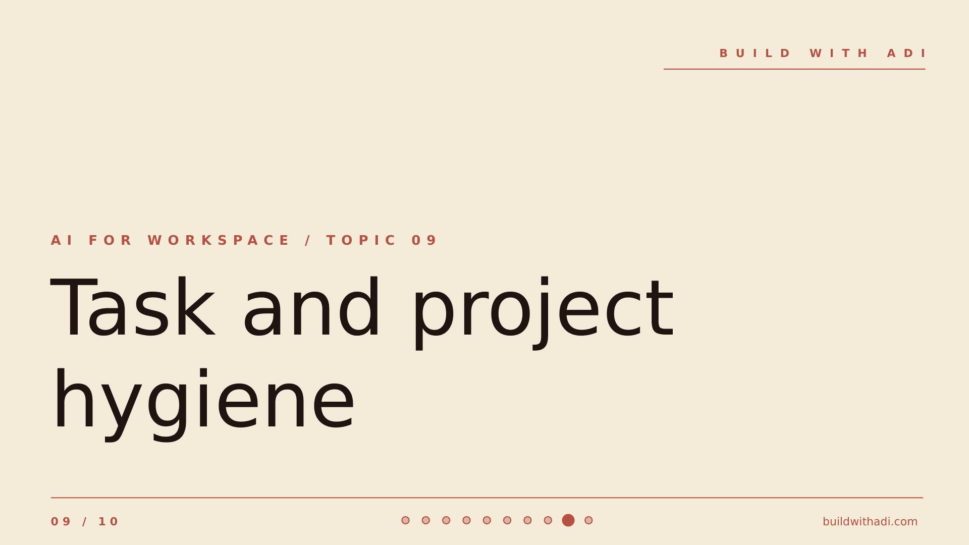Thumbnail for Task and Project Hygiene
