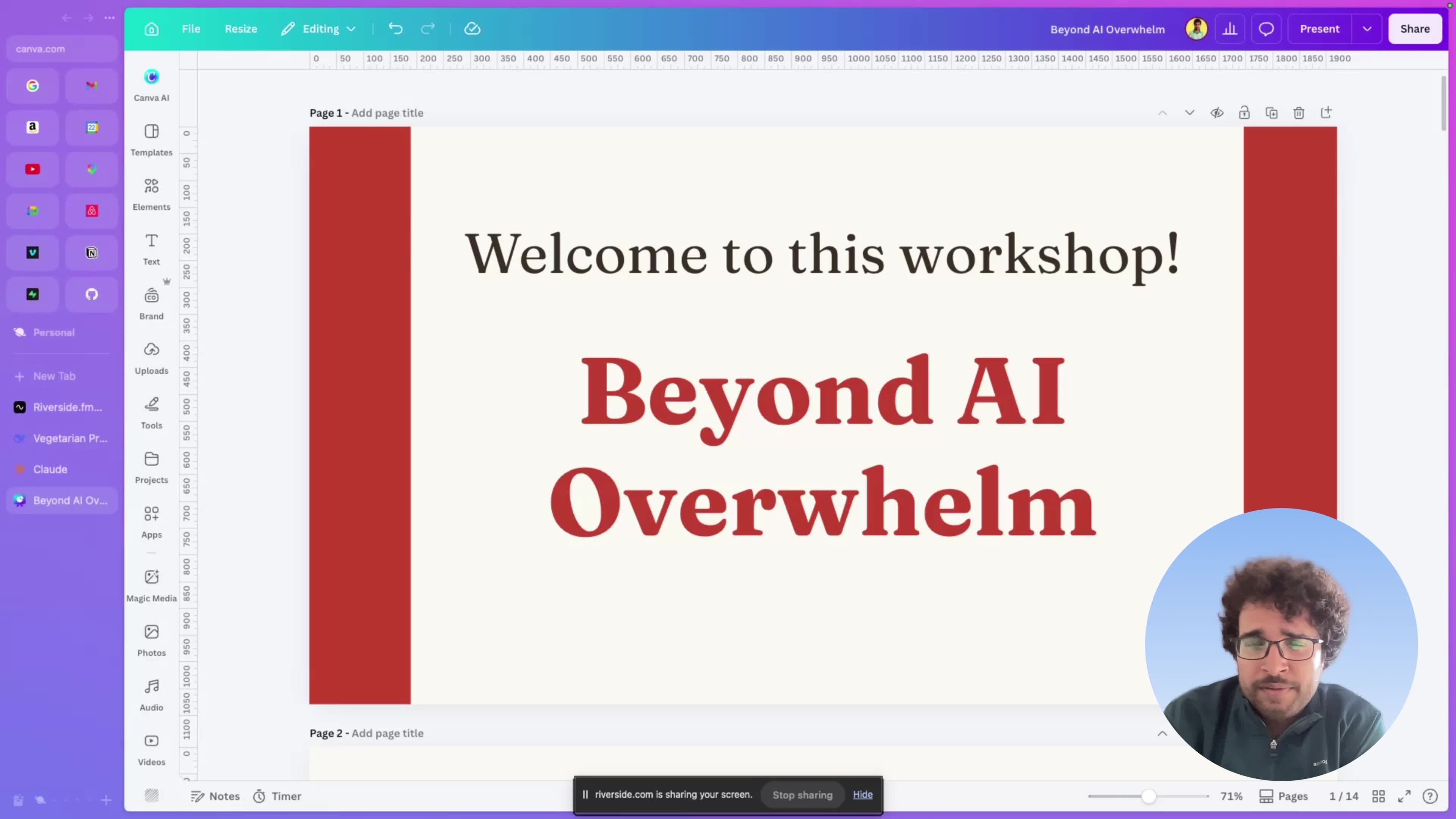 Thumbnail for Workshop - Video 1