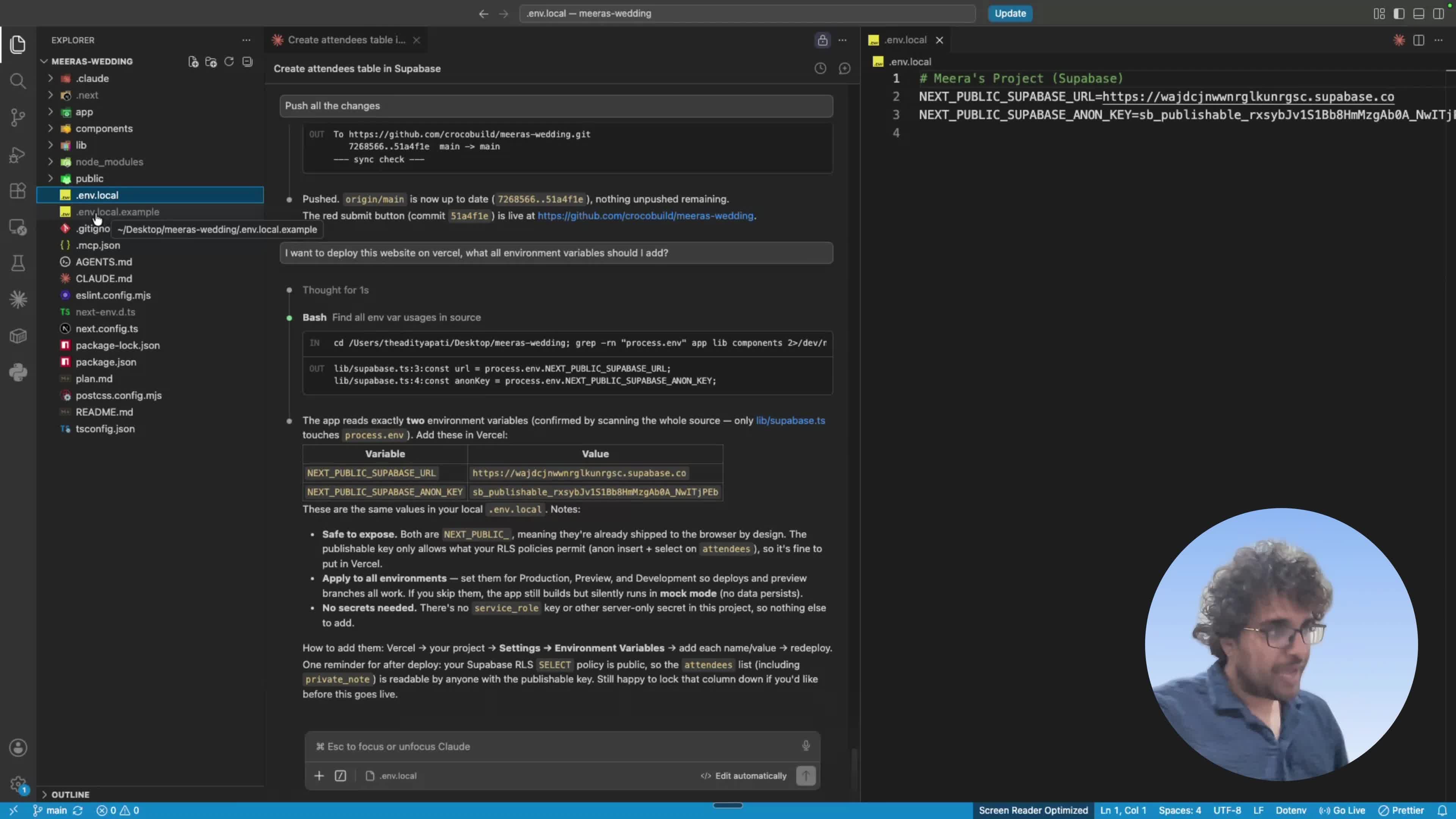 Thumbnail for 05 · Deploying on Vercel